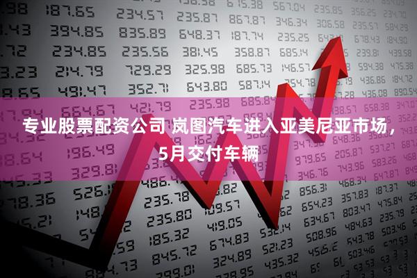 专业股票配资公司 岚图汽车进入亚美尼亚市场，5月交付车辆